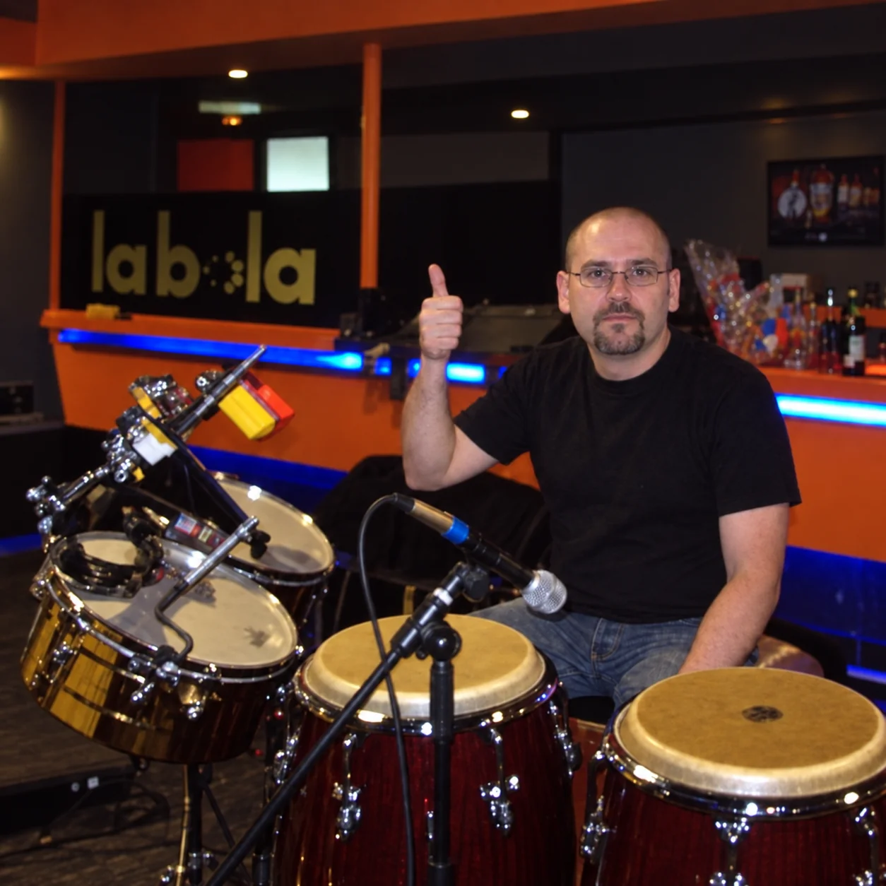 Ernesto Hernandez Alonso, founder of Life & Sun Music Development, before a concert