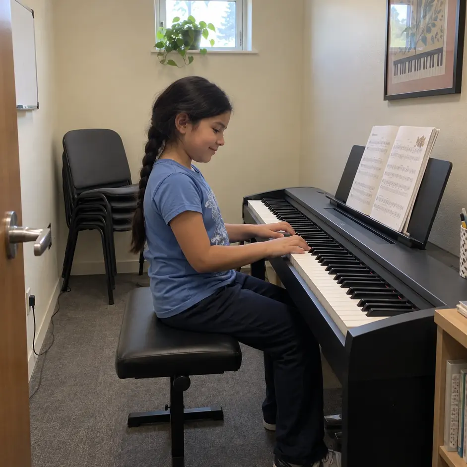 Girl at Piano